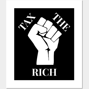 Progressive Tax The Rich 4 Liberal Protest Vote Posters and Art